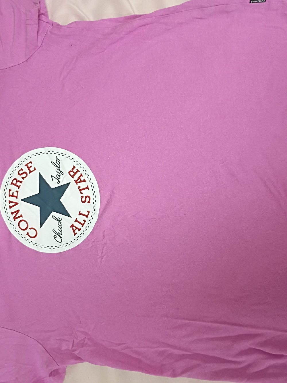 Converse Kids Pink Chuck Taylor All Star Graphic Tee